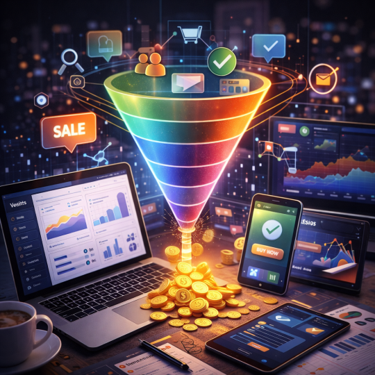 Conversion Funnel Structuring